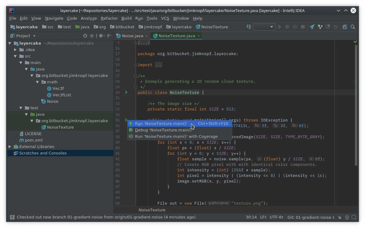 Running code